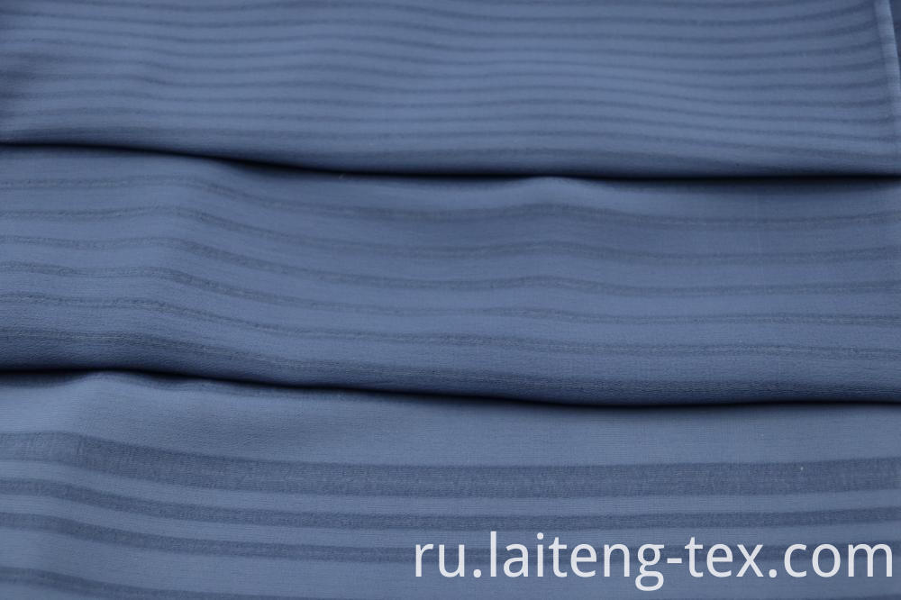 Высококачественная эластичная ткань в полоску из шифона High Quality Elastic Fabric Stripe Chiffon